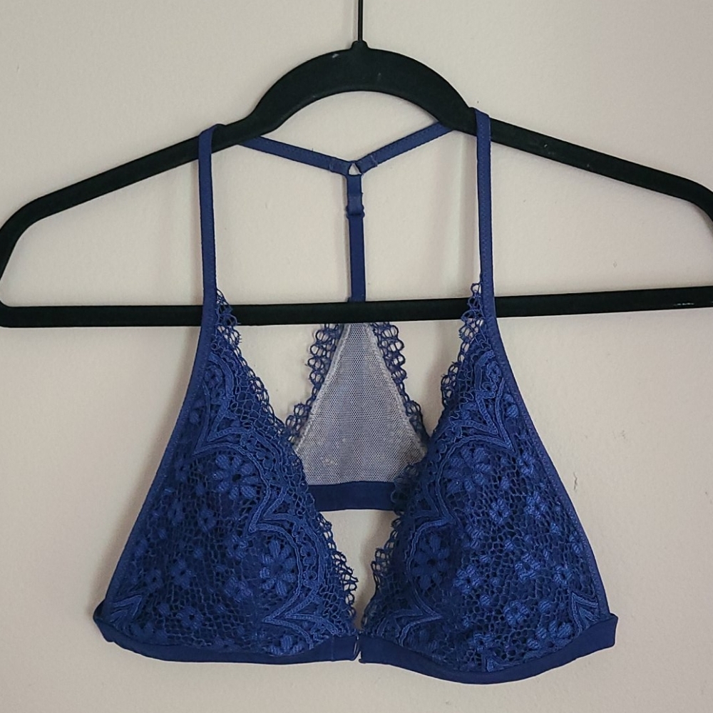 VS navy lace bralette